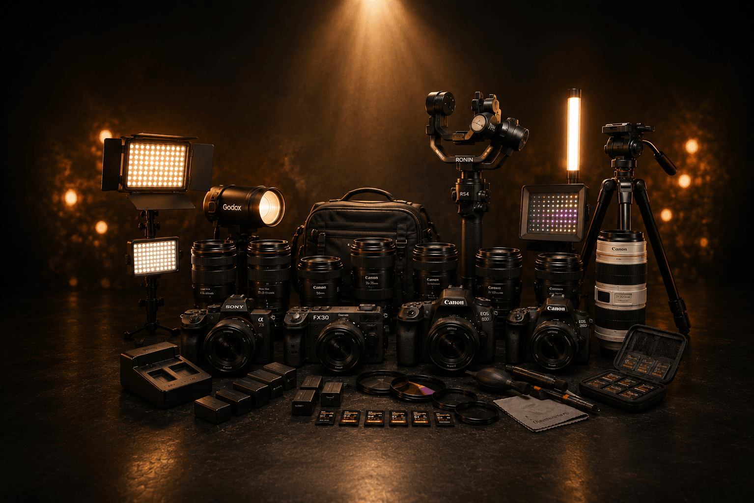 Premium camera rental studio
